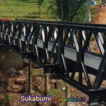 Warga Cisolok Punya Jembatan garuda, Jembatan Permanen Gantikan Bambu yang Sering Hanyut
