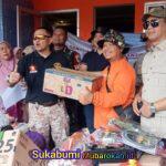 Gerindra Sukabumi Salurkan Bantuan Banjir di Cisolok Desa Cikahuripan, Kang Midun: Terima Sangat Berharga Buat Kami