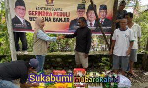 Kader Gerindra Gotong Royong Bantu Warga Terdampak Banjir di Medan