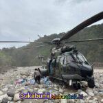 Saat Air Jadi Landasan, Manuver Ekstrem Heli TNI AU Mendarat di Aliran Sungai untuk Jangkau Warga Gayo Lues Aceh