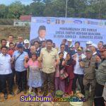 Maruarar Sirait Tanda Tangani Peletakan Batu Pertama Huntap di Tapanuli dan Sibolga