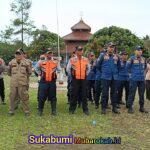 Apel Gelar Pasukan Pengamanan Natal dan Tahun Baru 2026 Kecamatan Jampangkulon