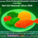 Keluarga Besar Dinas Perikanan Kabupaten Sukabumi Mengucapkan Selamat Memperingati Hari Gizi Nasional Tahun 2026