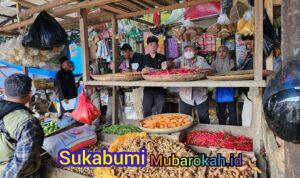 Satgas Pangan Polres Sukabumi Awasi Harga Bapokting di Pasar Palabuhanratu