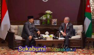 Prabowo dan Raja Yordania Tegaskan Komitmen Solusi Dua Negara untuk Perdamaian Palestina