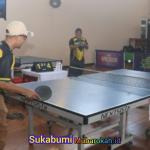 Ratusan Atlet Meriahkan Turnamen Tenis Meja Bupati Cup 2026 di Sukabumi