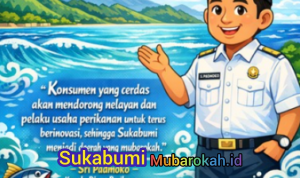Sri Padmoko, Kepala Dinas Perikanan Sukabumi, ucapkan selamat Hari Konsumen Nasional 2026