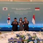 Kompak Lakukan Simbol Jari Hati, Momen Prabowo Bertemu Carmen Hearts2Hearts