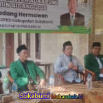 Anggota DPRD Kabupaten Sukabumi, H. Dadang Hermawan Aspirasi Jalan Rusak dan Dukungan Kegiatan Keagamaan