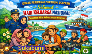 Dinas Perikanan Sukabumi Ucapkan Selamat Hari Keluarga Nasional, Teguhkan Nilai Kebersamaan Nelayan