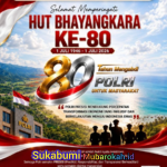 Dispar Sukabumi Ucapkan Dirgahayu Hari Bhayangkara ke-80