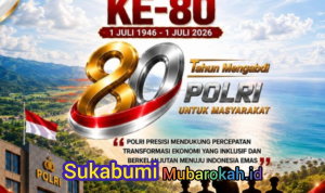 Dispar Sukabumi Ucapkan Dirgahayu Hari Bhayangkara ke-80