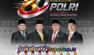 Ketua DPRD Kabupaten Sukabumi Ucapkan Selamat Hari Bhayangkara ke-80