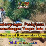 Satpol PP Sukabumi Dampingi ESDM Jabar Tutup Tambang Ilegal