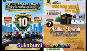 Sukabumi Mubarokah, Asep Japar Hadiah Motor dan Umroh untuk Warga Taat Pajak