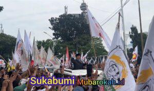 Prabowo Sapa Puluhan Ribu Massa di Gerbang Pemuda, Usai Pidato RUU APBN 2027 dan Nota Keuangan di DPR RI
