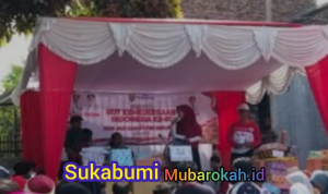 Warga Gunungguruh Tumpah Ruah Sambut HUT Sukabumi ke-156