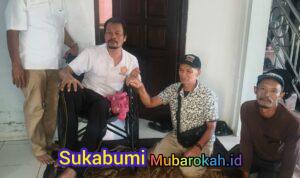 Bantu Warga yang Dua Tahun Menderita Stroke di Babakanmulya, DPC Gerindra Kuningan Berikan Kursi Roda