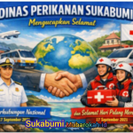 Dinas Perikanan Sukabumi Sampaikan Ucapan Selamat