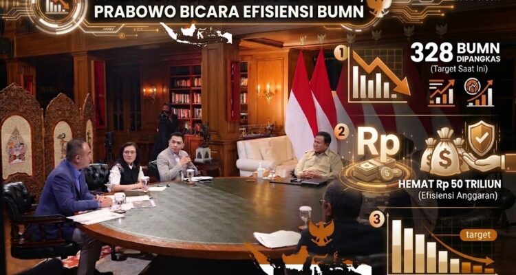 Jumlah Dipangkas hingga Laba Melesat, Prabowo Bicara Efisiensi BUMN
