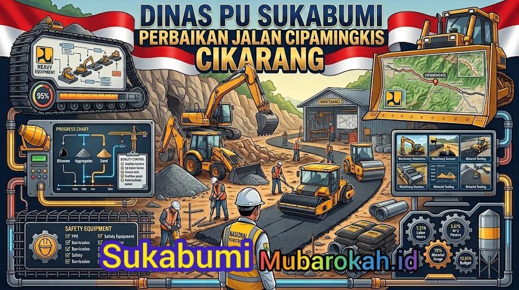 Proyek Jalan Cipamingkis Cikarang Cidolog Hampir Rampung Capai 95 Persen