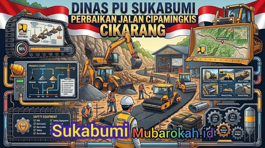 Proyek Jalan Cipamingkis Cikarang Cidolog Hampir Rampung Capai 95 Persen