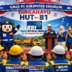 Dinas PU Sukabumi Sambut HUT TNI ke-81 Perkuat Kolaborasi Infrastruktur